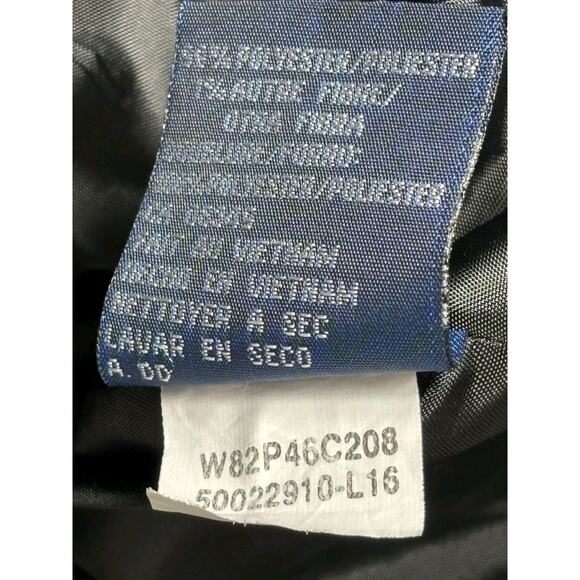 Evan Picone Blazer Jacket Womens Size 16P Pinstripe Gray 2 Buttons Casual Career - Picture 4 of 7